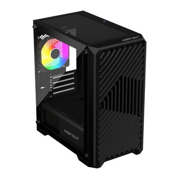 Torre PC Caja PC Gaming Keep Out XC-220 Glass Micro-ATX Vidrio Templado ARGB Negro