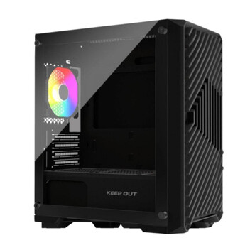 Torre PC Caja PC Gaming Keep Out XC-220 Glass Micro-ATX Vidrio Templado ARGB Negro