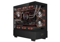 Torre PC Torre Keep Out XC-301 Glass Negro ARGB Micro ATX/ITX Vidrio templado Ventilador 420mm GPU Torre PC Torre Keep Out XC-301 Glass Negro ARGB Micro ATX/ITX Vidrio templado Ventilador 420mm GPU