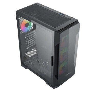 Torre PC Caja PC Gaming Keep Out XC-901 PRO Cristal Templado ARGB ATX/E-ATX/Micro-ATX/ITX Negra