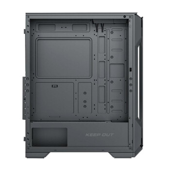 Torre PC Caja PC Gaming Keep Out XC-901 PRO Cristal Templado ARGB ATX/E-ATX/Micro-ATX/ITX Negra