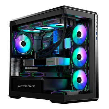 Torre PC Caja PC Gaming KeepOut XC-905 PRO+ ARGB Cristal Templado Micro ATX/ITX Fuente Incluida Torre PC Caja PC Gaming KeepOut XC-905 PRO+ ARGB Cristal Templado Micro ATX/ITX Fuente Incluida