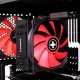 Xilence M704 Ventilador CPU 120mm Negro/Rojo