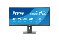 Monitor iiyama ProLite XCB3494WQSU-B1 34" VA CURVO UWQHD 120Hz USB-A Altavoces Altura Ajustable