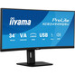 Monitor iiyama ProLite XCB3494WQSU-B1 34" VA CURVO UWQHD 120Hz USB-A Altavoces Altura Ajustable