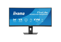 Monitor iiyama ProLite XCB3497WQSNP-B1 34" VA CURVO UWQHD 120Hz USB-C DOCK 96W Altavoces Altura Ajus