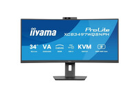 Monitor iiyama ProLite XCB3497WQSNPH-B1 34" VA UltraWide QHD 120Hz FreeSync Premium Curvo USB-C Webc
