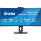 Monitor iiyama ProLite XCB3497WQSNPH-B1 34" VA UltraWide QHD 120Hz FreeSync Premium Curvo USB-C Webc Monitor iiyama ProLite XCB3497WQSNPH-B1 34" VA UltraWide QHD 120Hz FreeSync Premium Curvo USB-C Webc