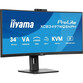 Monitor iiyama ProLite XCB3497WQSNPH-B1 34" VA UltraWide QHD 120Hz FreeSync Premium Curvo USB-C Webc Monitor iiyama ProLite XCB3497WQSNPH-B1 34" VA UltraWide QHD 120Hz FreeSync Premium Curvo USB-C Webc