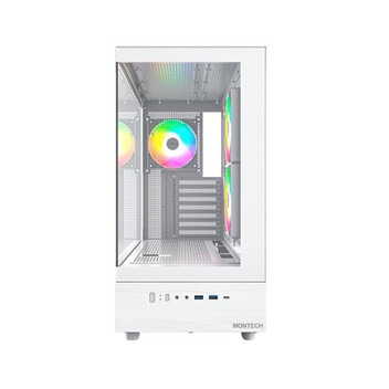 Torre PC Montech XR (W) ATX Blanca 3x120mm ARGB Ventana CPU 175mm VGA 420mm
