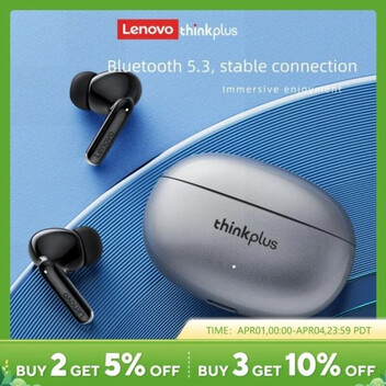 Lenovo XT88 TWS Auriculares Inalámbricos Bluetooth Negros Lenovo XT88 TWS Auriculares Inalámbricos Bluetooth Negros
