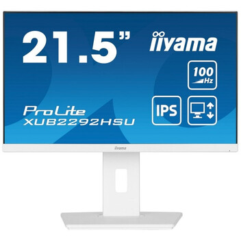 Monitor iiyama ProLite XUB2292HSU-W6 21.5" IPS FullHD 100Hz USB-A Altavoces Altura Ajustable