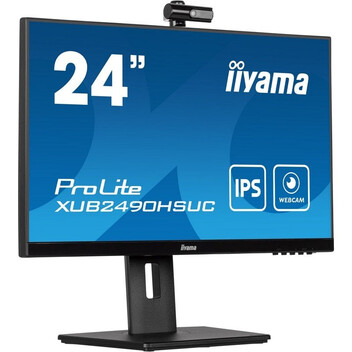 Iiyama ProLite XUB2490HSUC-B5 23.8" LED IPS FullHD Webcam Iiyama ProLite XUB2490HSUC-B5 23.8" LED IPS FullHD Webcam