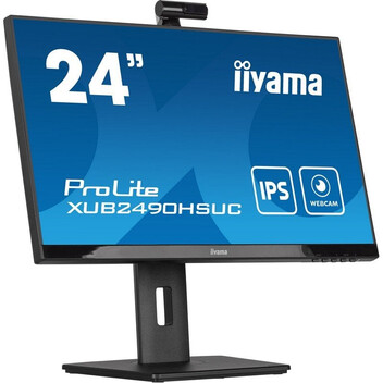 Iiyama ProLite XUB2490HSUC-B5 23.8" LED IPS FullHD Webcam Iiyama ProLite XUB2490HSUC-B5 23.8" LED IPS FullHD Webcam