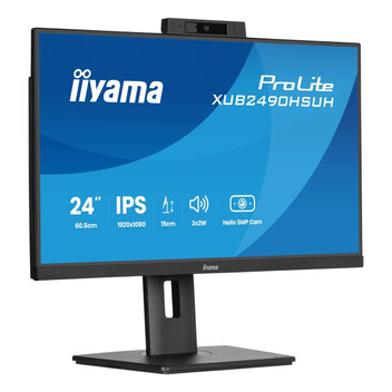 Monitor iiyama XUB2490HSUH-B2 24" IPS FullHD 100Hz Altavoces FreeSync Webcam