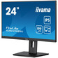 Monitor iiyama ProLite XUB2492QSU-B1 23.8" IPS QHD 100Hz Altura Ajustable Altavoces Adaptive Sync