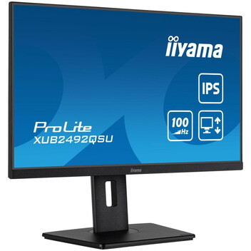 Monitor iiyama ProLite XUB2492QSU-B1 23.8" IPS QHD 100Hz Altura Ajustable Altavoces Adaptive Sync