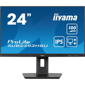 Monitor iiyama XUB2493HSU-B7 23.8" IPS FullHD 100Hz Altura Ajustable Altavoces Adaptive Sync