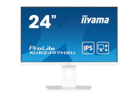 Monitor iiyama 24″ 1080p 100Hz IPS Altura Ajustable Hub USB Blanco Altavoces