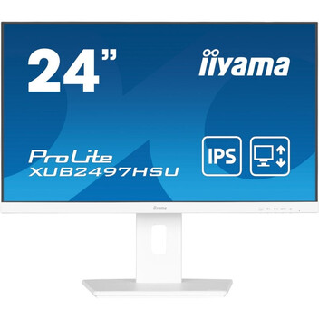 Monitor iiyama 24″ 1080p 100Hz IPS Altura Ajustable Hub USB Blanco Altavoces Monitor iiyama 24″ 1080p 100Hz IPS Altura Ajustable Hub USB Blanco Altavoces
