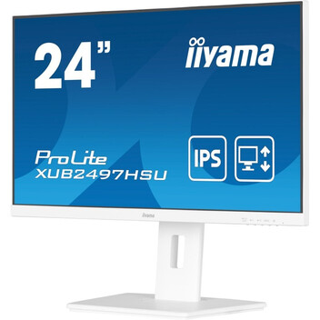 Monitor iiyama 24″ 1080p 100Hz IPS Altura Ajustable Hub USB Blanco Altavoces Monitor iiyama 24″ 1080p 100Hz IPS Altura Ajustable Hub USB Blanco Altavoces