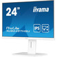 Monitor iiyama 24″ 1080p 100Hz IPS Altura Ajustable Hub USB Blanco Altavoces Monitor iiyama 24″ 1080p 100Hz IPS Altura Ajustable Hub USB Blanco Altavoces