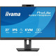Monitor iiyama 27" QHD 100Hz IPS USB-C Webcam KVM Altura Ajustable Flicker Free