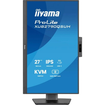 Monitor iiyama 27" QHD 100Hz IPS USB-C Webcam KVM Altura Ajustable Flicker Free