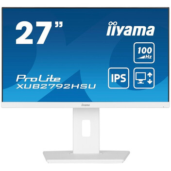 Monitor iiyama ProLite XUB2792HSU-W6 27" IPS FullHD 100Hz USB-A Altavoces Altura Ajustable