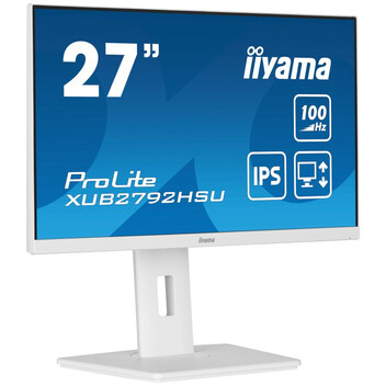 Monitor iiyama ProLite XUB2792HSU-W6 27" IPS FullHD 100Hz USB-A Altavoces Altura Ajustable