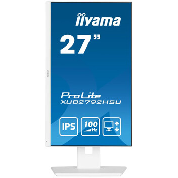 Monitor iiyama ProLite XUB2792HSU-W6 27" IPS FullHD 100Hz USB-A Altavoces Altura Ajustable