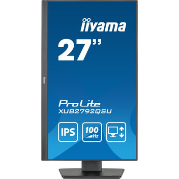 Monitor iiyama ProLite XUB2792QSU-B6 27" LED IPS QHD 100Hz Altavoces Altura Ajustable