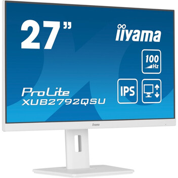Monitor iiyama ProLite XUB2792QSU-W6 27" IPS QHD 100Hz USB-A Altavoces Altura Ajustable