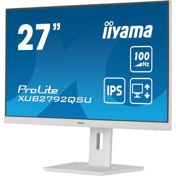 Monitor iiyama ProLite XUB2792QSU-W6 27" IPS QHD 100Hz USB-A Altavoces Altura Ajustable