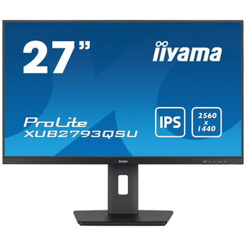 Monitor iiyama 27″ WQHD 100Hz IPS AdaptiveSync Altura Ajustable Altavoces USB HDMI DP