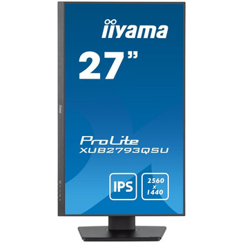 Monitor iiyama 27″ WQHD 100Hz IPS AdaptiveSync Altura Ajustable Altavoces USB HDMI DP