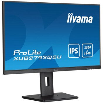 Monitor iiyama 27″ WQHD 100Hz IPS AdaptiveSync Altura Ajustable Altavoces USB HDMI DP