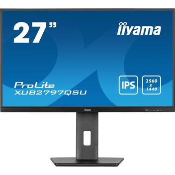 Monitor iiyama 27″ 2560x1440 100Hz IPS Altura Ajustable USB 3.2 VESA Altavoces