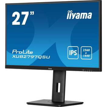 Monitor iiyama 27″ 2560x1440 100Hz IPS Altura Ajustable USB 3.2 VESA Altavoces