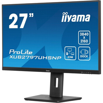 Monitor iiyama ProLite XUB2797UHSNP-B1 27" IPS 4K 100Hz USB-C DOCK 96W Altavoces Altura Ajustable (5 Monitor iiyama ProLite XUB2797UHSNP-B1 27" IPS 4K 100Hz USB-C DOCK 96W Altavoces Altura Ajustable (5