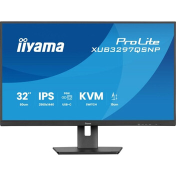 Monitor iiyama ProLite XUB3297QSNP-B1 32" IPS QHD 100Hz Altavoces Altura Ajustable USB-C KVM Monitor iiyama ProLite XUB3297QSNP-B1 32" IPS QHD 100Hz Altavoces Altura Ajustable USB-C KVM