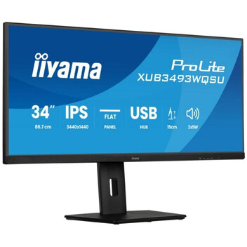Monitor iiyama ProLite XUB3493WQSU-B6 34" IPS UltraWide QHD 120Hz HDR Altura Regulable FreeSync Monitor iiyama ProLite XUB3493WQSU-B6 34" IPS UltraWide QHD 120Hz HDR Altura Regulable FreeSync