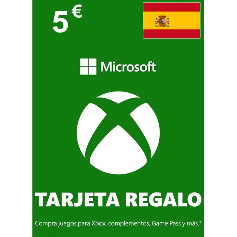 Tarjeta Regalo Xbox 5€ Euros (España)