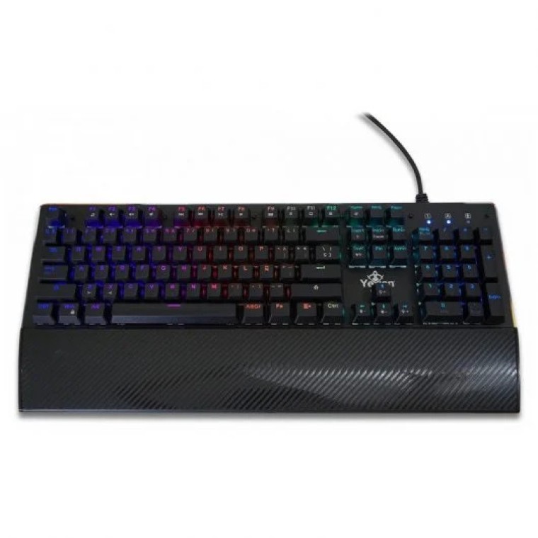 Yeyian Flare Serie 2000 Teclado Gaming Mecánico RGB Switch Azul