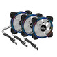 Yeyian Typhoon LII Master Kit 3 Ventiladores ARGB 120mm Negros + 2 Tiras LED ARGB + Controladora Yeyian Typhoon LII Master Kit 3 Ventiladores ARGB 120mm Negros + 2 Tiras LED ARGB + Controladora