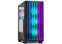 Torre PC Yeyian Mirage X ARGB Full Tower Cristal Templado USB-C Negra