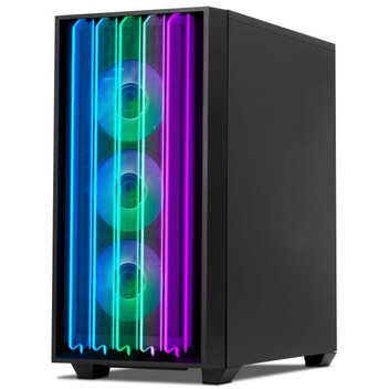 Torre PC Yeyian Mirage S Mid Tower Cristal Templado ARGB USB-C 3.2 Negra