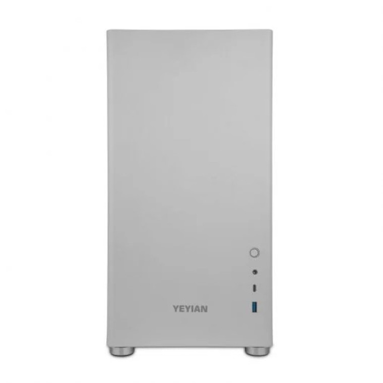 Yeyian Hussar Plus ATX Cristal Templado USB 3.2 Blanca