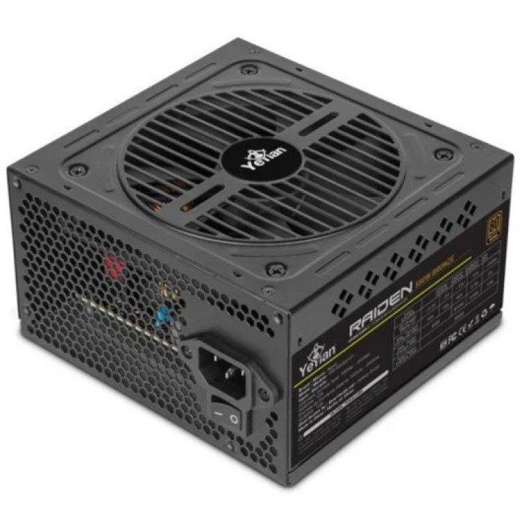 Yeyian Raiden 550W 80 Plus Bronce Fuente de Alimentación