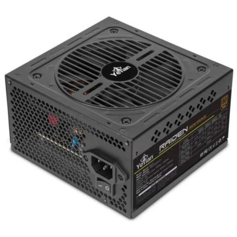 Yeyian Raiden 650W 80 Plus Bronce Fuente de Alimentación